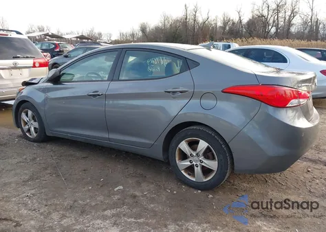 2012 Hyundai Elantra Gls из США, поврежденный, VIN 5NPDH4AEXCH126787